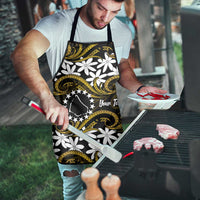 Personalised Cook Islands Manihiki Apron Tiare Maori Polynesian Waves Tattoo