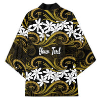 Personalised Cook Islands Manihiki Kimono Tiare Maori Polynesian Waves Tattoo LT14 - Polynesian Pride
