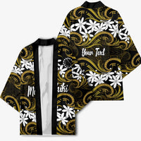 Personalised Cook Islands Manihiki Kimono Tiare Maori Polynesian Waves Tattoo LT14 - Polynesian Pride