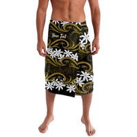 Personalised Cook Islands Manihiki Lavalava Tiare Maori Polynesian Waves Tattoo LT14 Gold - Polynesian Pride