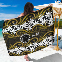 Personalised Cook Islands Manihiki Sarong Tiare Maori Polynesian Waves Tattoo