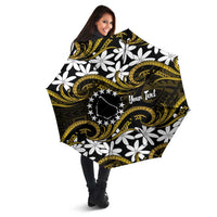 Personalised Cook Islands Manihiki Umbrella Tiare Maori Polynesian Waves Tattoo LT14 - Polynesian Pride