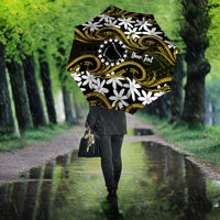 Personalised Cook Islands Manihiki Umbrella Tiare Maori Polynesian Waves Tattoo LT14 - Polynesian Pride