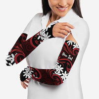 Personalised Cook Islands Atiu Enuamanu Arm Sleeves Tiare Maori Polynesian Waves Tattoo LT14 - Polynesian Pride
