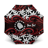 Personalised Cook Islands Atiu Enuamanu Umbrella Tiare Maori Polynesian Waves Tattoo