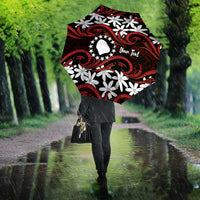 Personalised Cook Islands Atiu Enuamanu Umbrella Tiare Maori Polynesian Waves Tattoo