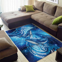 New Zealand Humpback Whale Matariki Area Rug Maori New Year Taniko Niho Taniwha LT14 - Polynesian Pride