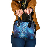 New Zealand Humpback Whale Matariki Shoulder Handbag Maori New Year Taniko Niho Taniwha