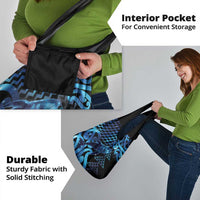 Humpback Whale Matariki New Zealand Grocery Bag NZ Maori Paikea Poutama Luxury Blue LT14 - Polynesian Pride