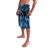 Humpback Whale Matariki New Zealand Lavalava NZ Maori Paikea Poutama Luxury Blue LT14 - Polynesian Pride