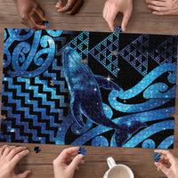 Humpback Whale Matariki New Zealand Puzzle NZ Maori Paikea Poutama Luxury Blue LT14 - Polynesian Pride