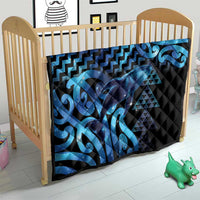 Humpback Whale Matariki New Zealand Quilt NZ Maori Paikea Poutama Luxury Blue