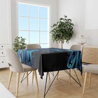Humpback Whale Matariki New Zealand Tablecloth NZ Maori Paikea Poutama Luxury Blue