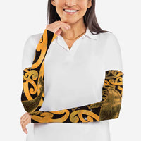 Humpback Whale Matariki New Zealand Arm Sleeves NZ Maori Paikea Poutama Luxury Gold
