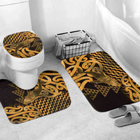 Humpback Whale Matariki New Zealand Bathroom Set NZ Maori Paikea Poutama Luxury Gold