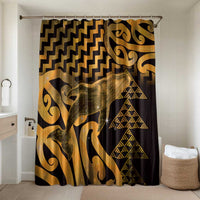 Humpback Whale Matariki New Zealand Bathroom Set NZ Maori Paikea Poutama Luxury Gold