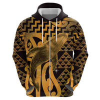 Humpback Whale Matariki New Zealand Hoodie NZ Maori Paikea Poutama Luxury Gold