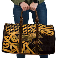 Humpback Whale Matariki New Zealand Travel Bag NZ Maori Paikea Poutama Luxury Gold