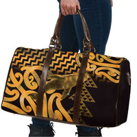 Humpback Whale Matariki New Zealand Travel Bag NZ Maori Paikea Poutama Luxury Gold