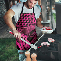 Humpback Whale Matariki New Zealand Apron NZ Maori Paikea Poutama Luxury Pink LT14 - Polynesian Pride