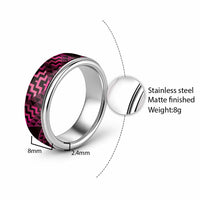Humpback Whale Matariki New Zealand Classic Ring NZ Maori Paikea Poutama Luxury Pink LT14 - Polynesian Pride