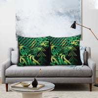 Humpback Whale Matariki New Zealand Pillow Cover NZ Maori Paikea Poutama Luxury Green