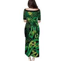 Humpback Whale Matariki New Zealand Puletasi NZ Maori Paikea Poutama Luxury Green