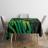 Humpback Whale Matariki New Zealand Tablecloth NZ Maori Paikea Poutama Luxury Green