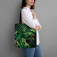 Humpback Whale Matariki New Zealand Tote Bag NZ Maori Paikea Poutama Luxury Green