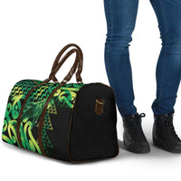 Humpback Whale Matariki New Zealand Travel Bag NZ Maori Paikea Poutama Luxury Green