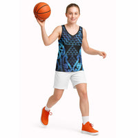 Taniko Motifs Matariki New Zealand Basketball Jersey NZ Niho Taniwha Poutama