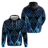 Taniko Motifs Matariki New Zealand Hoodie NZ Niho Taniwha Poutama