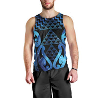 Taniko Motifs Matariki New Zealand Men Tank Top NZ Niho Taniwha Poutama