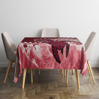 Cook Islands Mangaia Gospel Day Tablecloth Polynesian Art With Sea Turtle LT14 - Polynesian Pride
