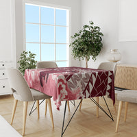 Cook Islands Mangaia Gospel Day Tablecloth Polynesian Art With Sea Turtle LT14 - Polynesian Pride