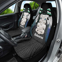 Aotearoa Korowai Motif Car Seat Cover Hei Tiki Poutama Maori Pattern