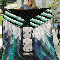 Aotearoa Korowai Motif Quilt Hei Tiki Poutama Maori Pattern