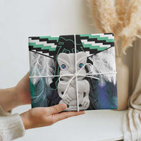 Aotearoa Korowai Motif Wrapping Paper Hei Tiki Poutama Maori Pattern - Polynesian Pride
