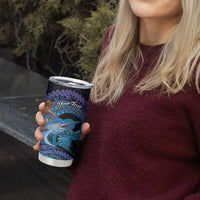 Personalised Blue Marlin Fishing New Zealand Tumbler Cup NZ Kiwi Cowboy Born To Fish