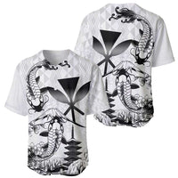 Japan And Hawaii Baseball Jersey Sakura Koi Fish Hawaiian Lei Kanaka - Polynesian Pride