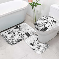 Japan And Hawaii Bathroom Set Sakura Koi Fish Hawaiian Lei Kanaka LT14 - Polynesian Pride