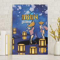 Japan Obon Festival Canvas Wall Art Sakura Lanterns With Bon Dance - Polynesian Pride