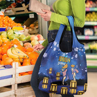 Japan Obon Festival Grocery Bag Sakura Lanterns With Bon Dance - Polynesian Pride