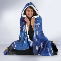 Japan Obon Festival Hooded Blanket Sakura Lanterns With Bon Dance LT14 - Polynesian Pride