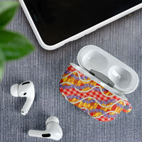 Hawaii Kahili Palaka Motifs AirPods Case Hawaiian Honohono Pikake Lei