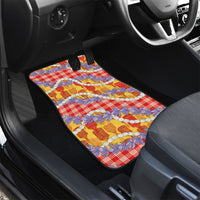 Hawaii Kahili Palaka Motifs Car Mats Hawaiian Honohono Pikake Lei