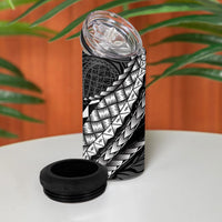 Hawaii Lauhala Tattoo 4 in 1 Can Cooler Tumbler Hawaiian Hala Leaf Weaving