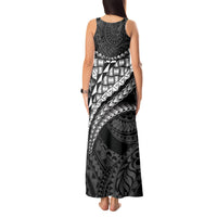 Hawaii Lauhala Tattoo Tank Maxi Dress Hawaiian Hala Leaf Weaving LT14 - Polynesian Pride