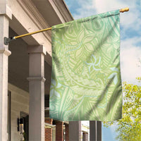Baby Green Gradient Polynesia Garden Flag Hawaiian Tribal Hammerhead Shark Tattoo LT14 House Flag Baby Green - Polynesian Pride