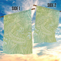 Baby Green Gradient Polynesia Garden Flag Hawaiian Tribal Hammerhead Shark Tattoo LT14 - Polynesian Pride